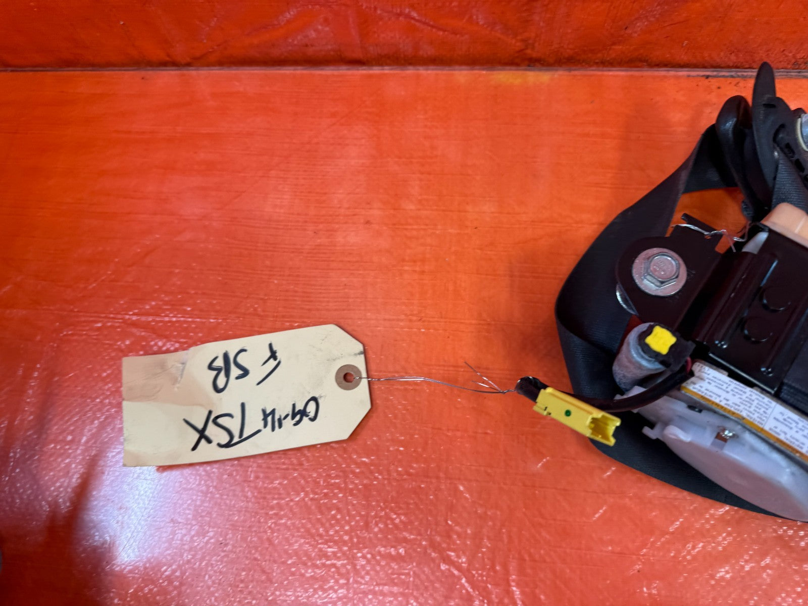 09 14 ACURA TSX   2.4L   DRIVER LEFT FRONT   SEAT BELT SAFETY BELT   OEM #09TSX11