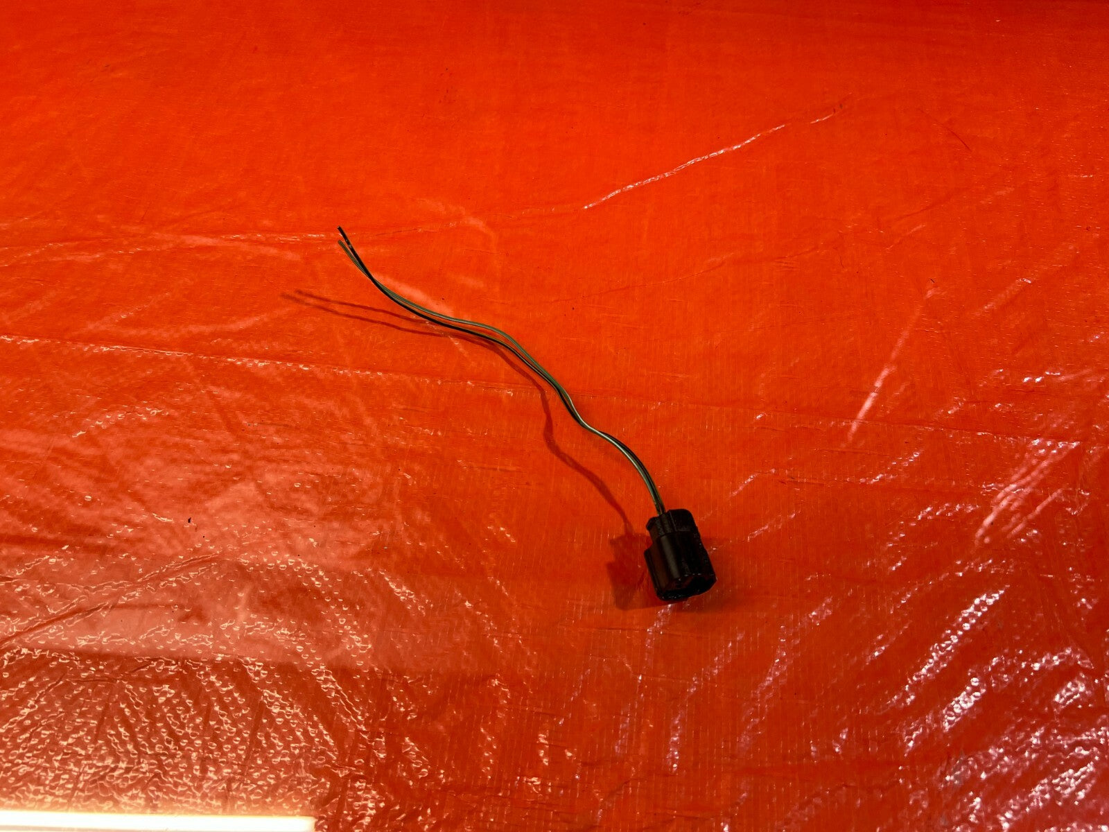 02 04 RSX TYPE S K20A2 ENGINE HARNESS PLUG CUT PIG TAIL CONNECTOR   2 WIRE 93 70