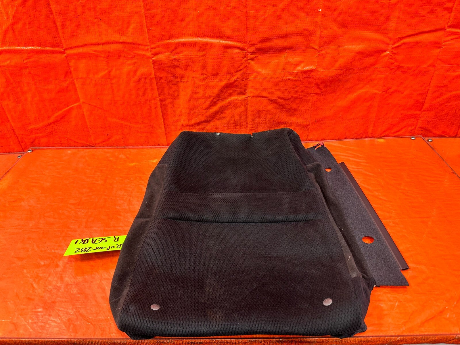 07 08 HONDA CIVIC SI SEDAN   RIGHT REAR UPPER SEAT SKIN COVER FABRIC CLOTH   2820