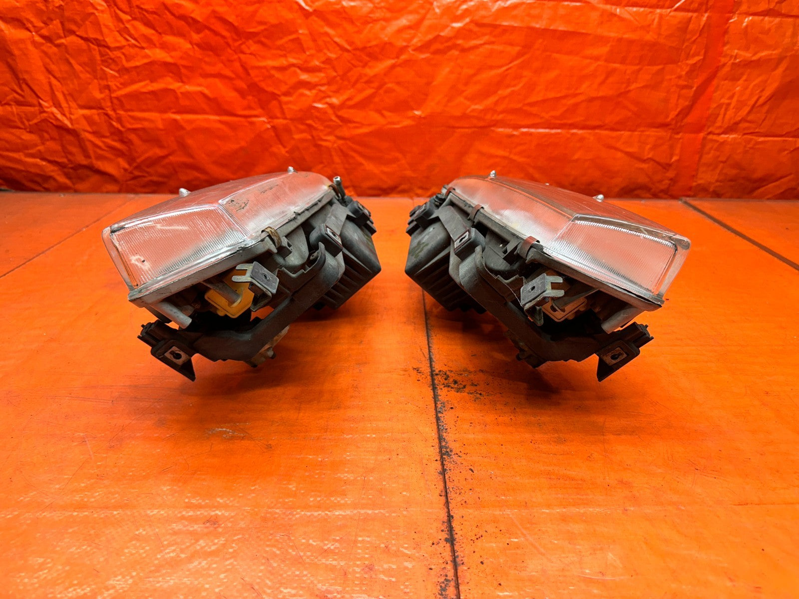92 96 HONDA PRELUDE STANLEY HEADLIGHTS PAIR LEFT RIGHT FACTORY OEM #33216