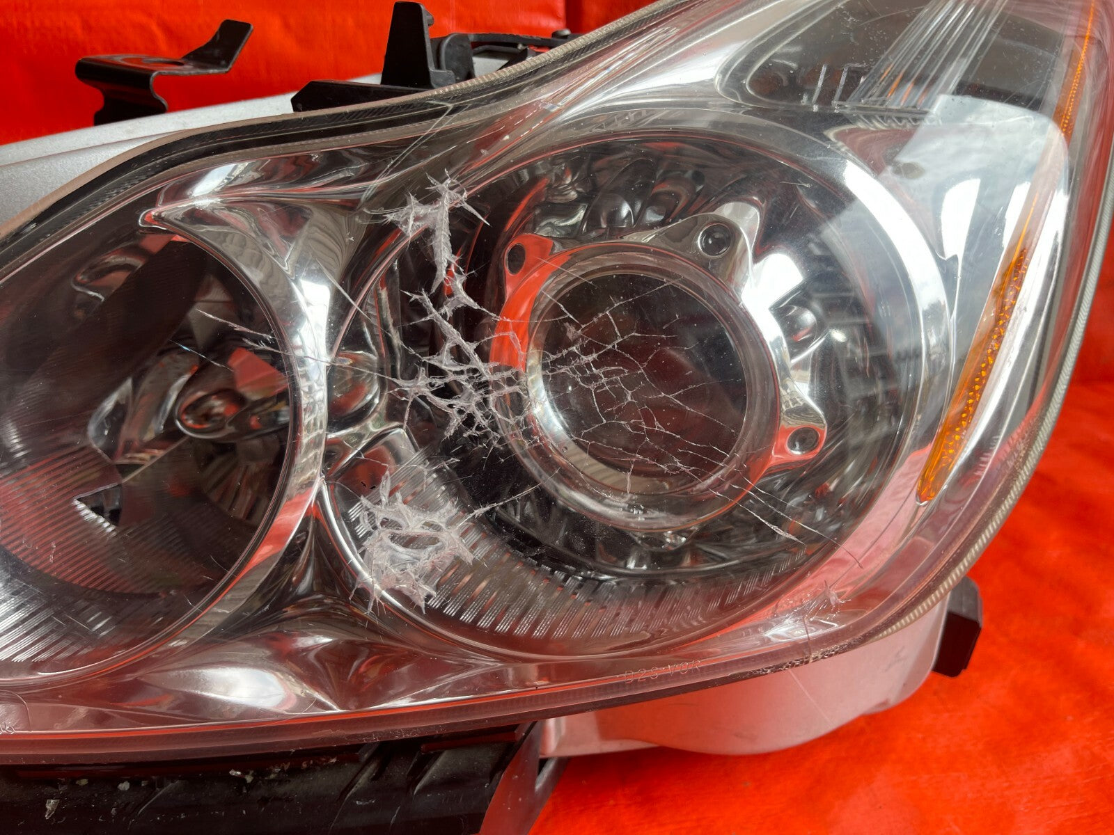 08 10 INFINITI G37 SPORT S 2D DRIVER LEFT HEADLIGHT HEADLAMP NON AFS OEM  FLAW!4