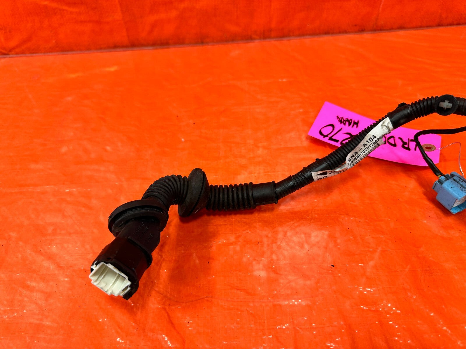 06 11 HONDA CIVIC SEDAN   DRIVER LEFT REAR DOOR SPEAKER WINDOW WIRE HARNESS #2707