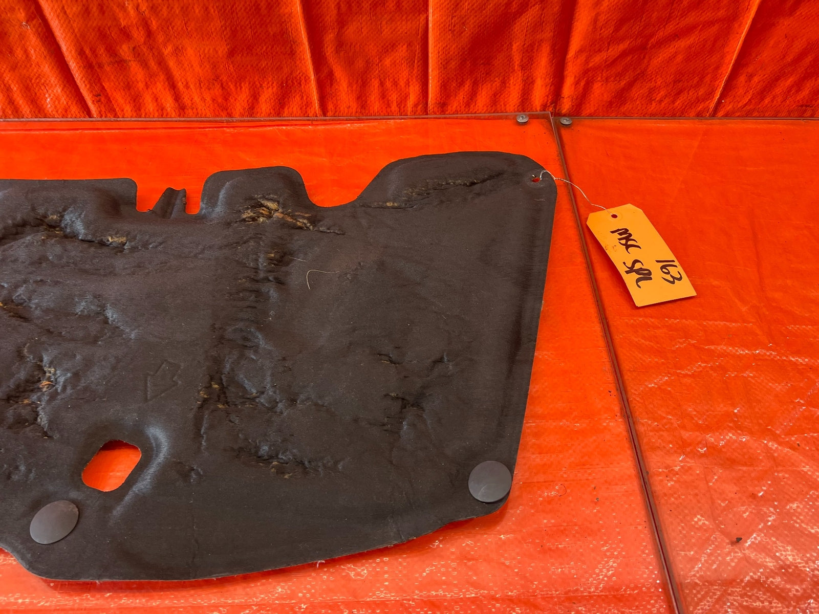 06 11 HONDA CIVIC SI   HOOD BONNET INSULATION INSULATOR PAD   OEM #1633