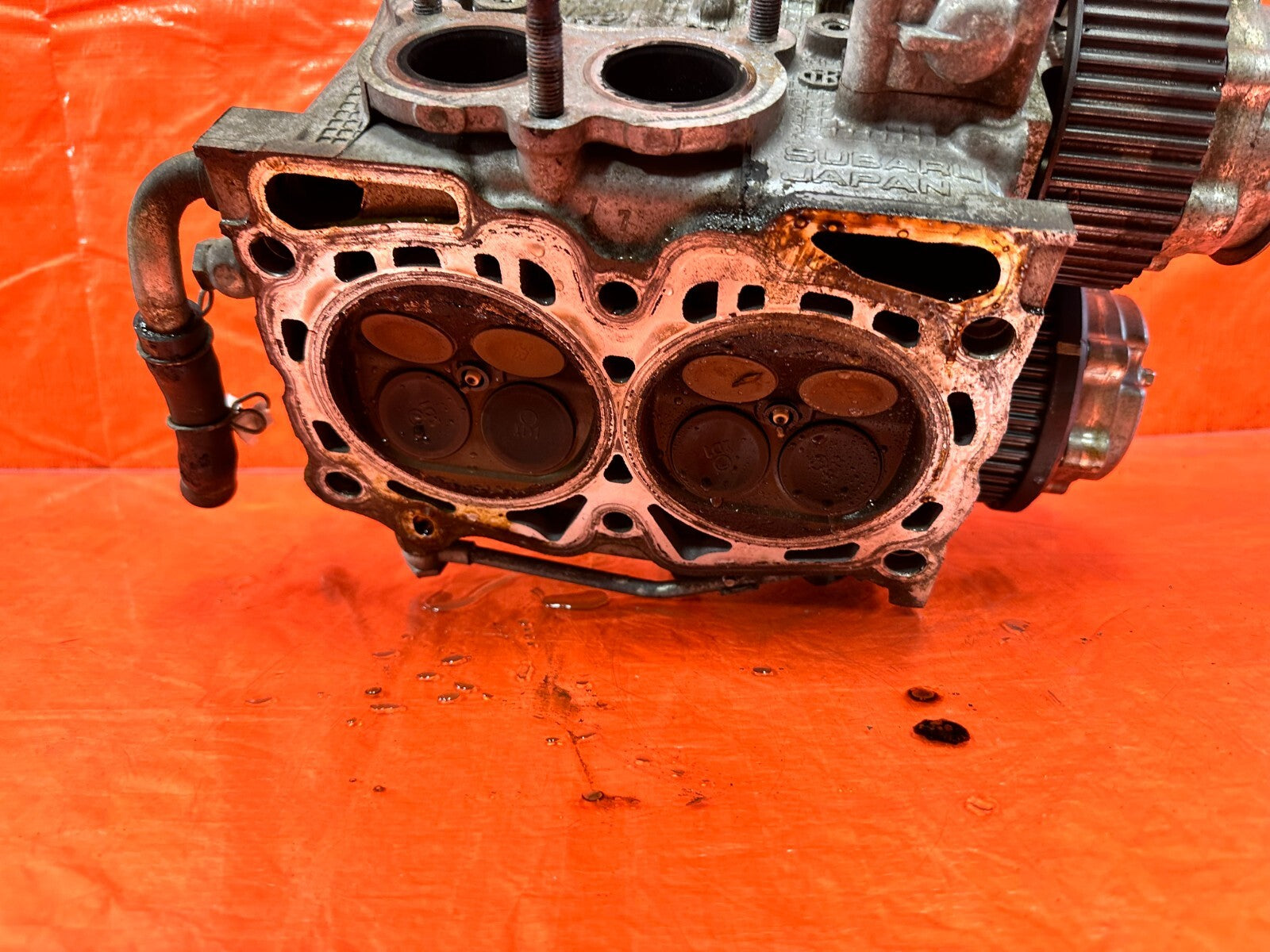 08 21 SUBARU IMPREZA WRX STI   EJ257   PASSENGER RIGHT CYLINDER HEAD   OEM #28311