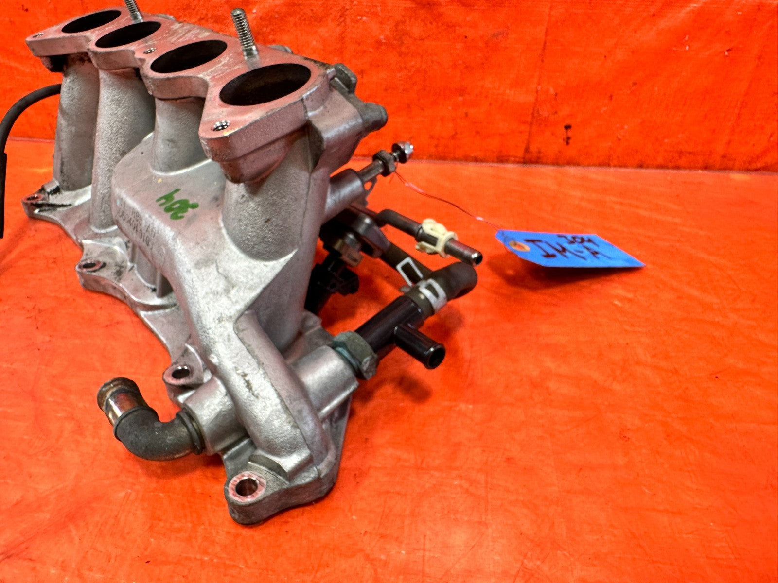 06 08 ACURA TSX   K24A2 INTAKE MANIFOLD BASE INNER PORTION W/ INJECTORS OEM 3043