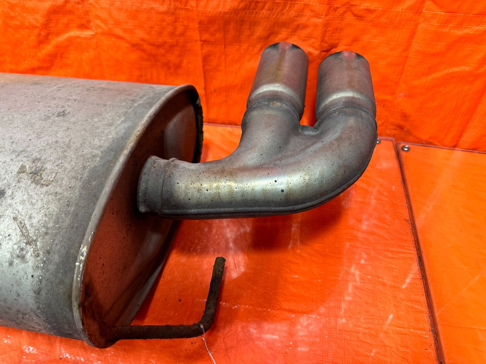 08 14 SUBARU IMPREZA WRX STI WAGON   QUAD TIP FACTORY EXHAUST MUFFLER TAIL PIPE15