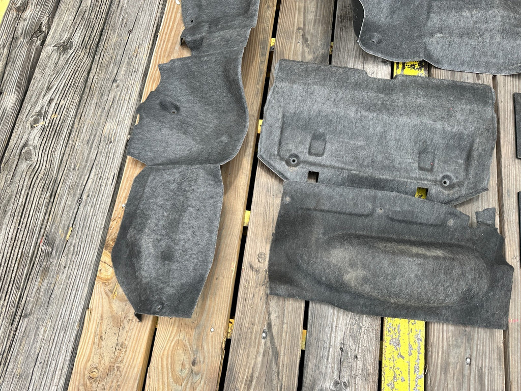 00 03 HONDA S2000 AP1 2.0L REAR TRUNK CARPET MAT LINER PANEL KIT SET 6 PIECES #311