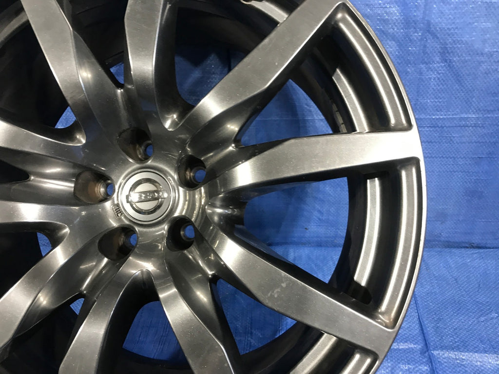OEM 2014 14 NISSAN GT R SKYLINE REAR WHEEL RIM 20 X 10.5 +25 5X114.32