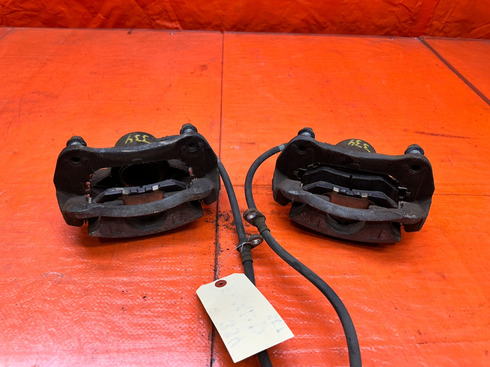 13 15 HONDA CIVIC SI 4D 2.4L FRONT LEFT RIGHT BRAKE CALIPER SET ASSEMBLY OEM 3346