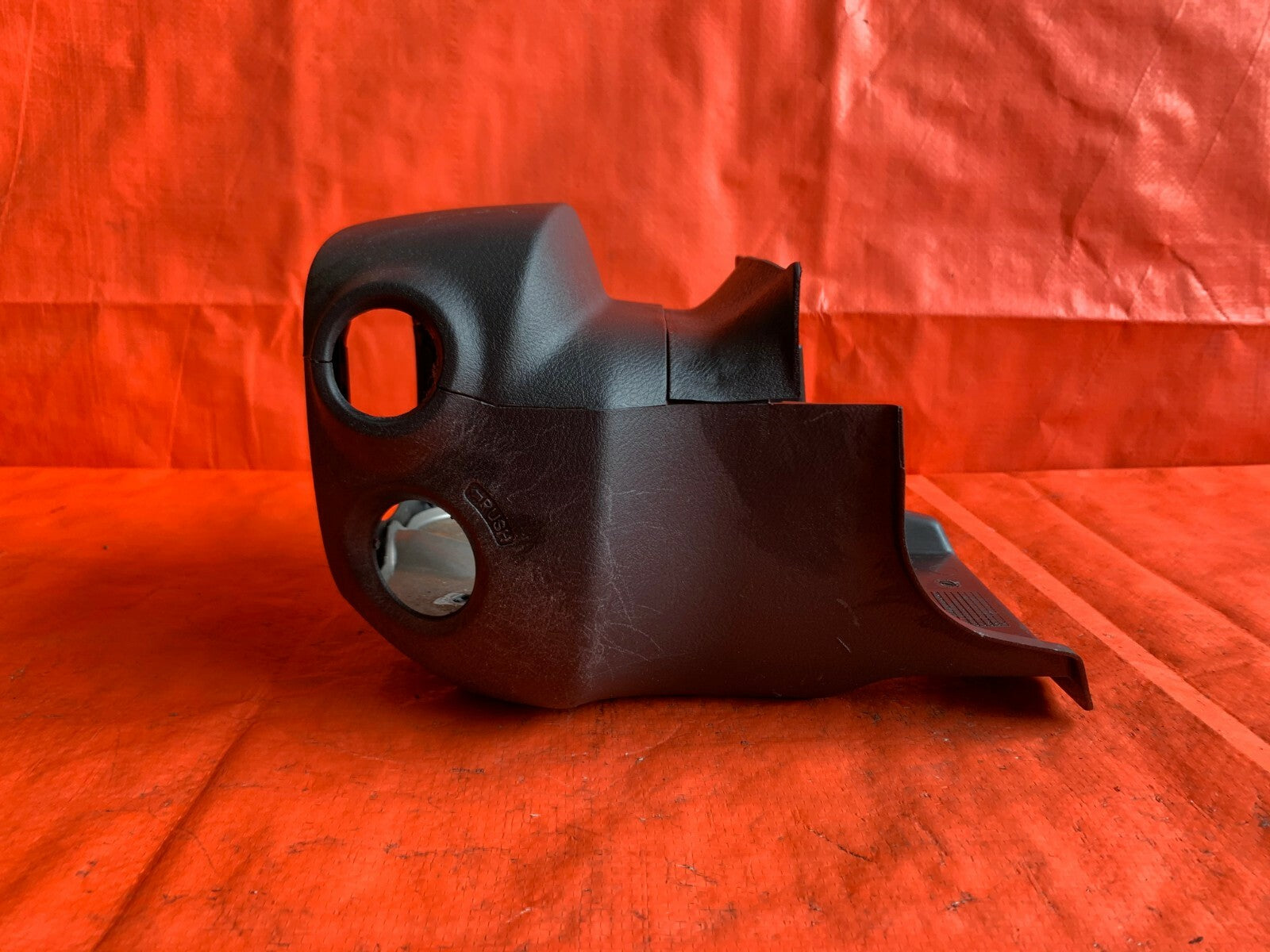 OEM 2008 08 HONDA CIVIC SI COUPE   KEY IGNITION STEERING COLUMN COVER BLACK TRIM0