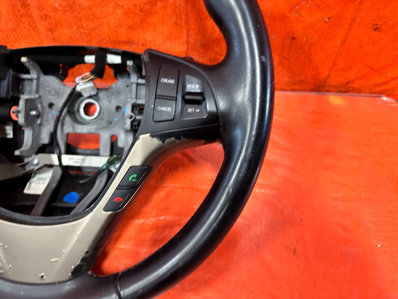 2013 13  HYUNDAI GENESIS COUPE TRACK  STEERING WHEEL W/ PADDLE SHIFTERS OEM 3263