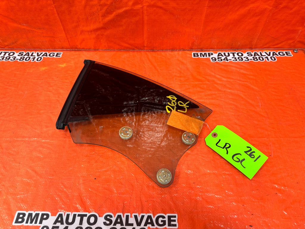 02 10 LEXUS SC430   DRIVER LEFT REAR   DOOR GLASS WINDOW   OEM FACTORY #2610