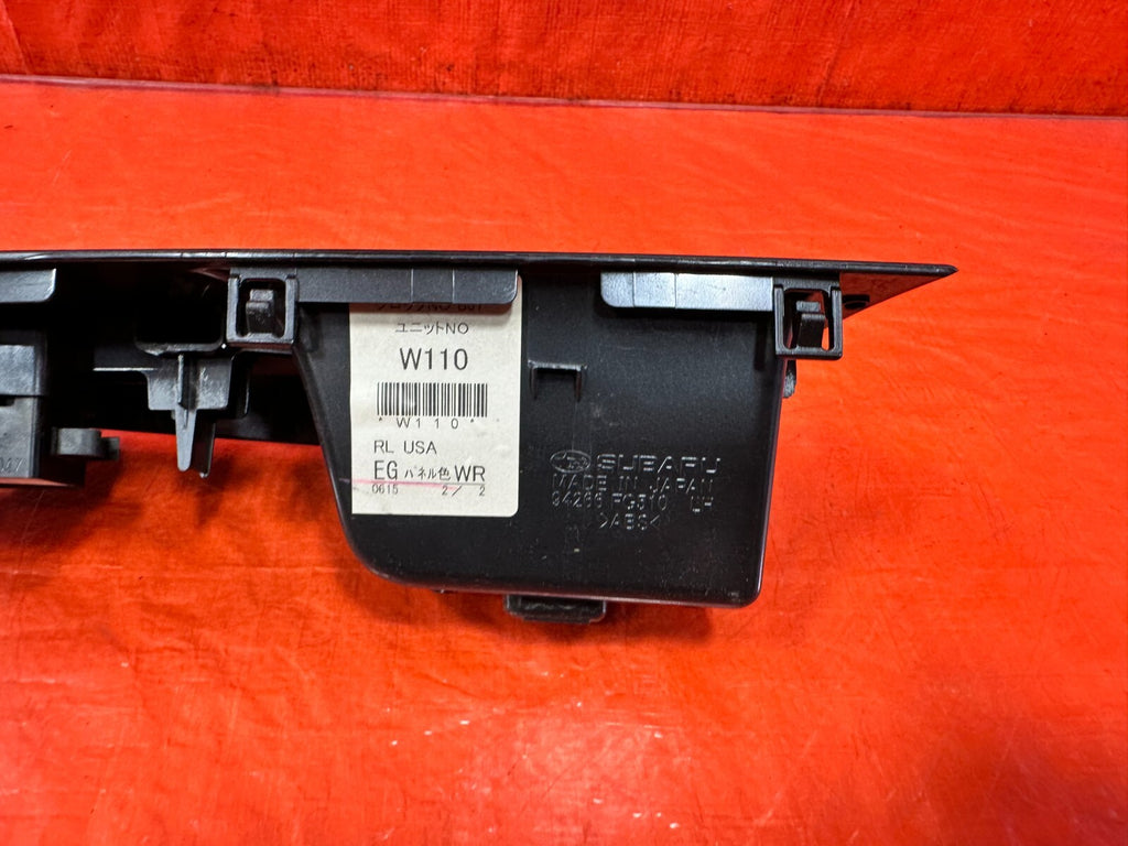 11 14 SUBARU WRX STI   EJ257 DRIVER LEFT REAR   WINDOW SWITCH BUTTON OEM #2839