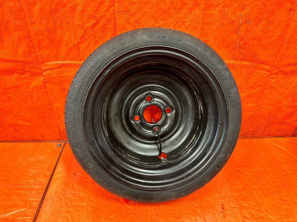 90 91 HONDA CIVIC HATCHBACK   EMERGENCY SPARE BACK UP TIRE WHEEL RIM    OEM #3259