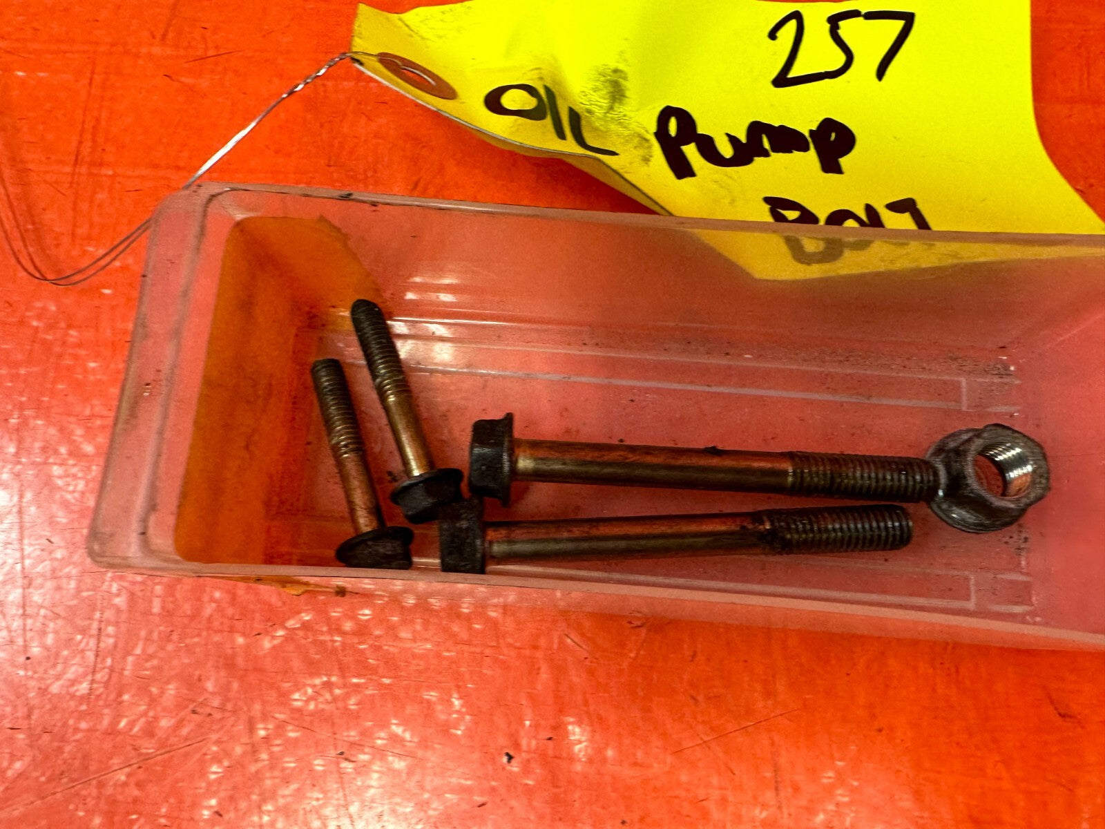 94 01 ACURA INTEGRA   GSR B18C1   OIL PUMP BOLTS HARDWARE   OEM #2575