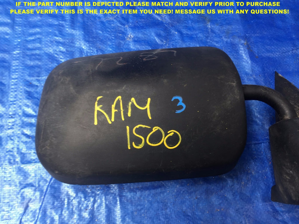 OEM 1994 1995 1996 1997 DODGE RAM 1500 2500 PASSENGER RIGHT SIDE VIEW MIRROR 31