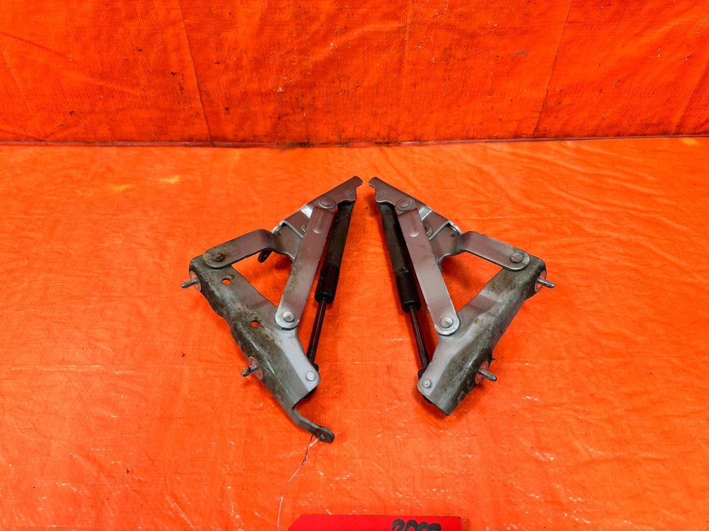 04 11 MAZDA RX8 RX 8   TRUNK HINGE SET   LEFT AND RIGHT HINGES W/ SHOCKS OEM 3034
