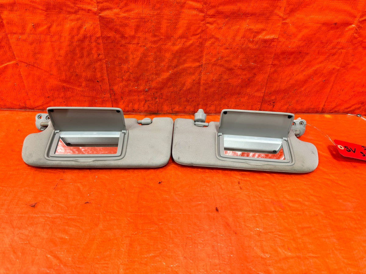 14-20 INFINITI Q50 - LEFT AND RIGHT SUN VISORS PAIR SET - OEM FACTORY OE #3141
