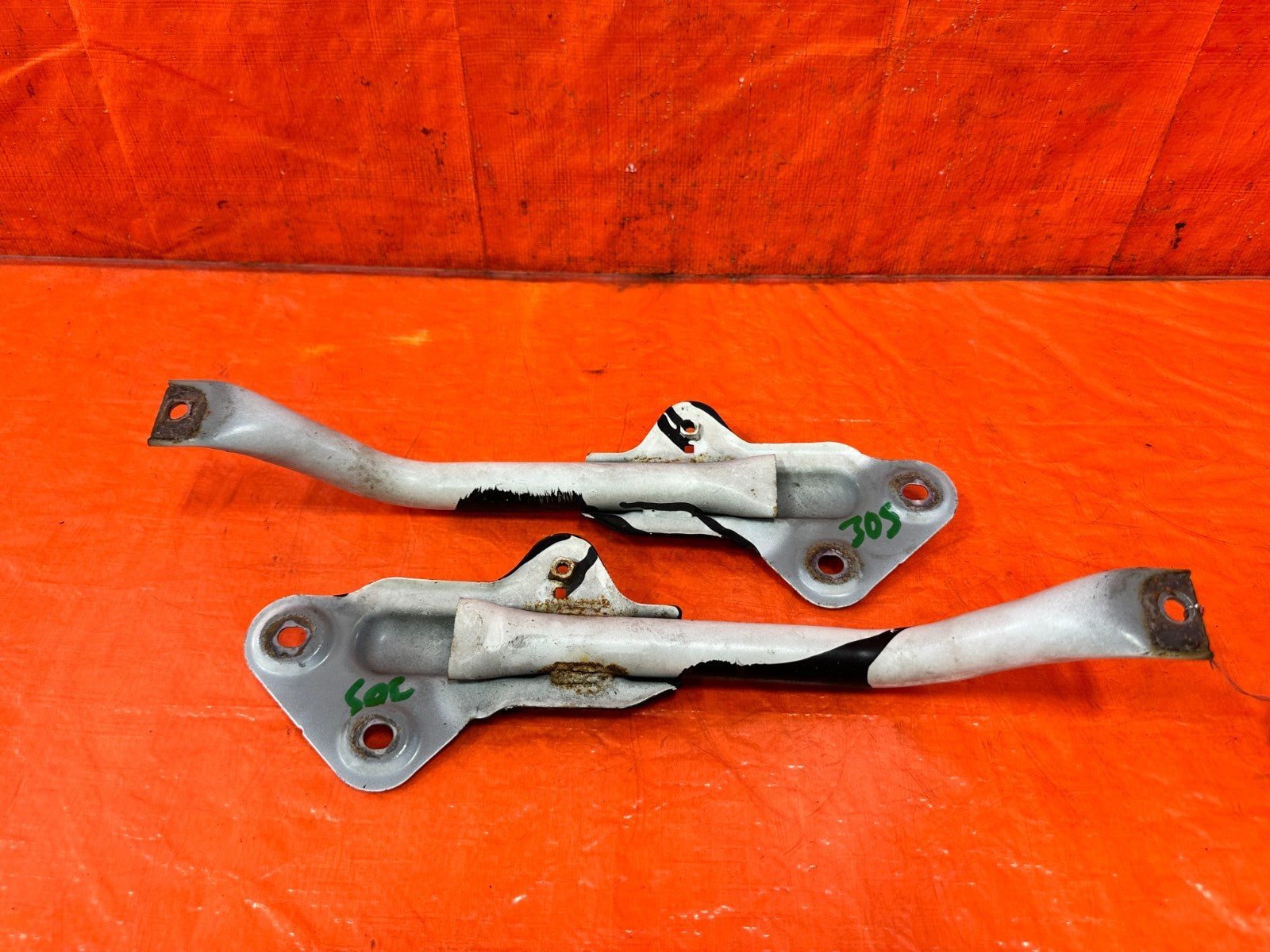 09 14 ACURA TSX   2.4L   STRUT CHASSIS BAR STABILIZER MOUNTING BRACKETS OEM 3054
