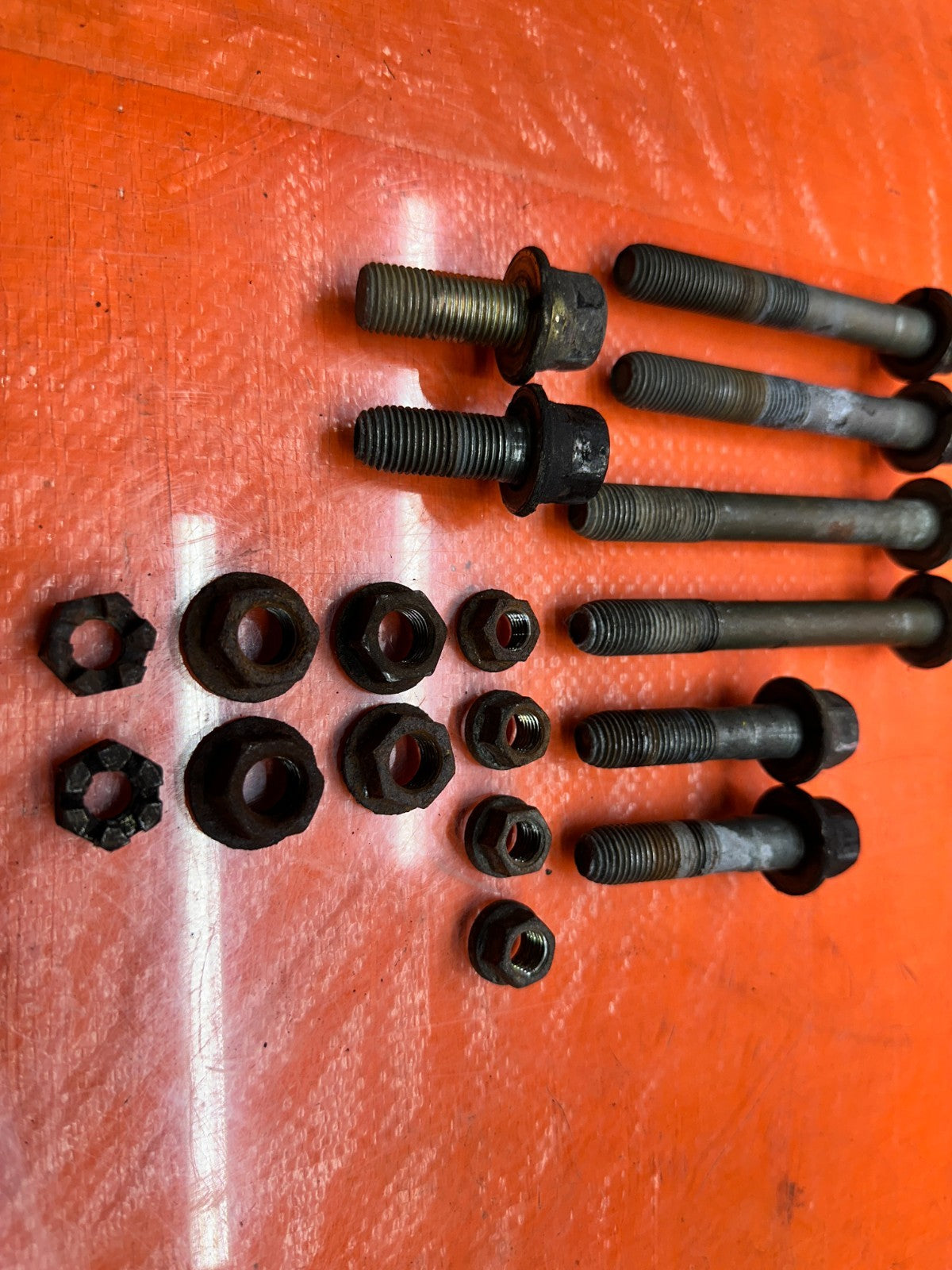 92 95 HONDA CIVIC EX 1.6L   FRONT CONTROL ARM BOLTS HARDWARE   OEM #3336