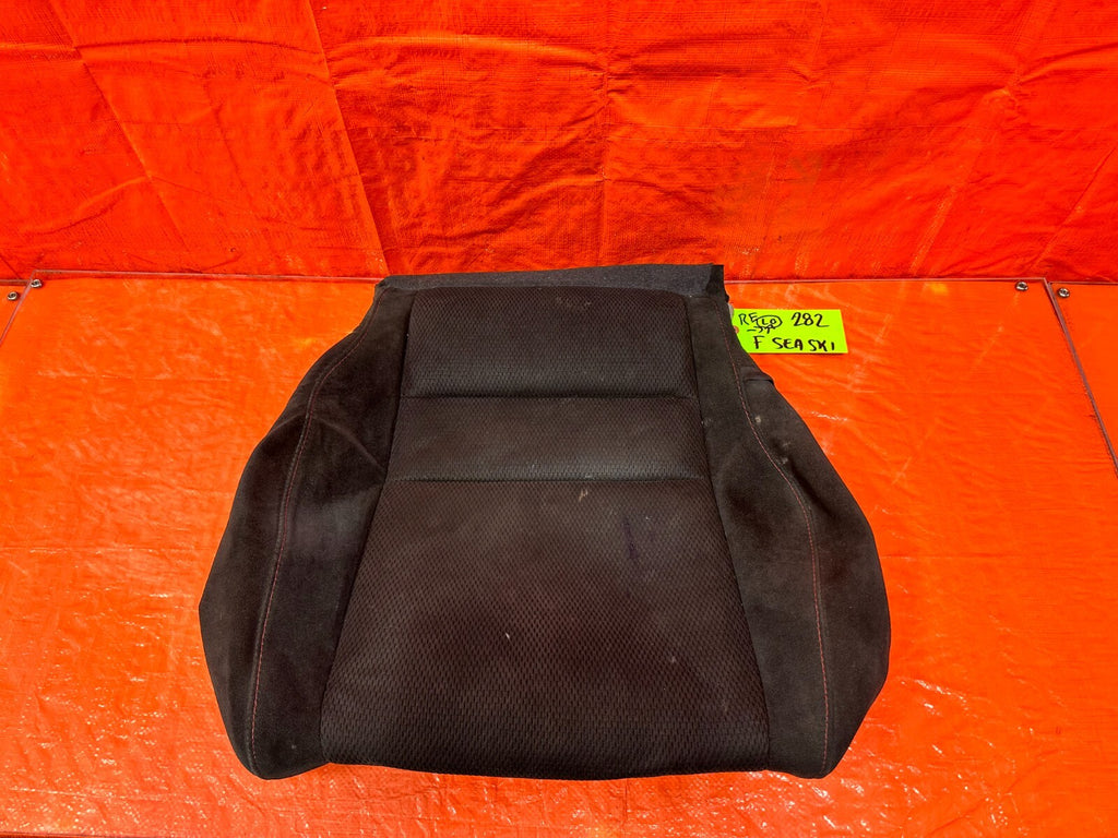 06 11 HONDA CIVIC SI RIGHT FRONT LOWER SEAT SKIN CLOTH FABRIC COVER OEM #2820