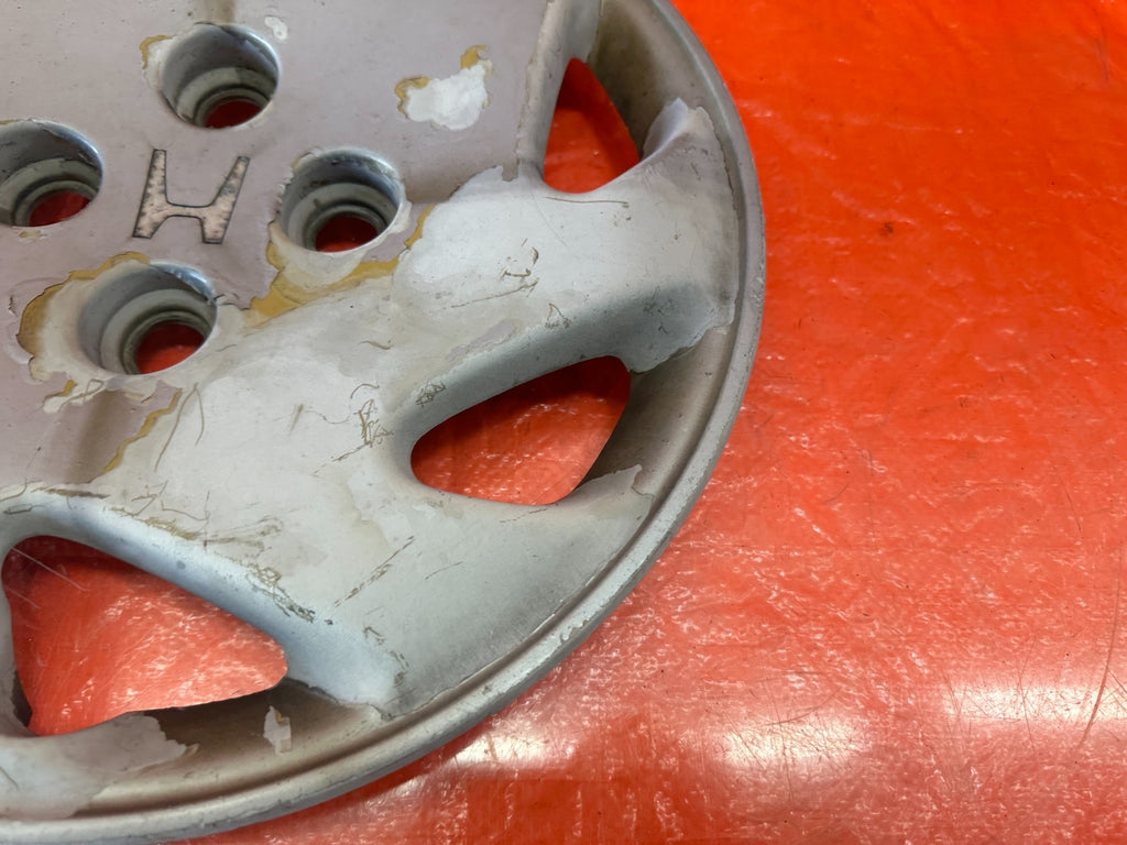 92 93 HONDA CIVIC SI & EX 7 SPOKE PLASTIC FACTORY HUB CAP WHEEL COVER OEM 199 15