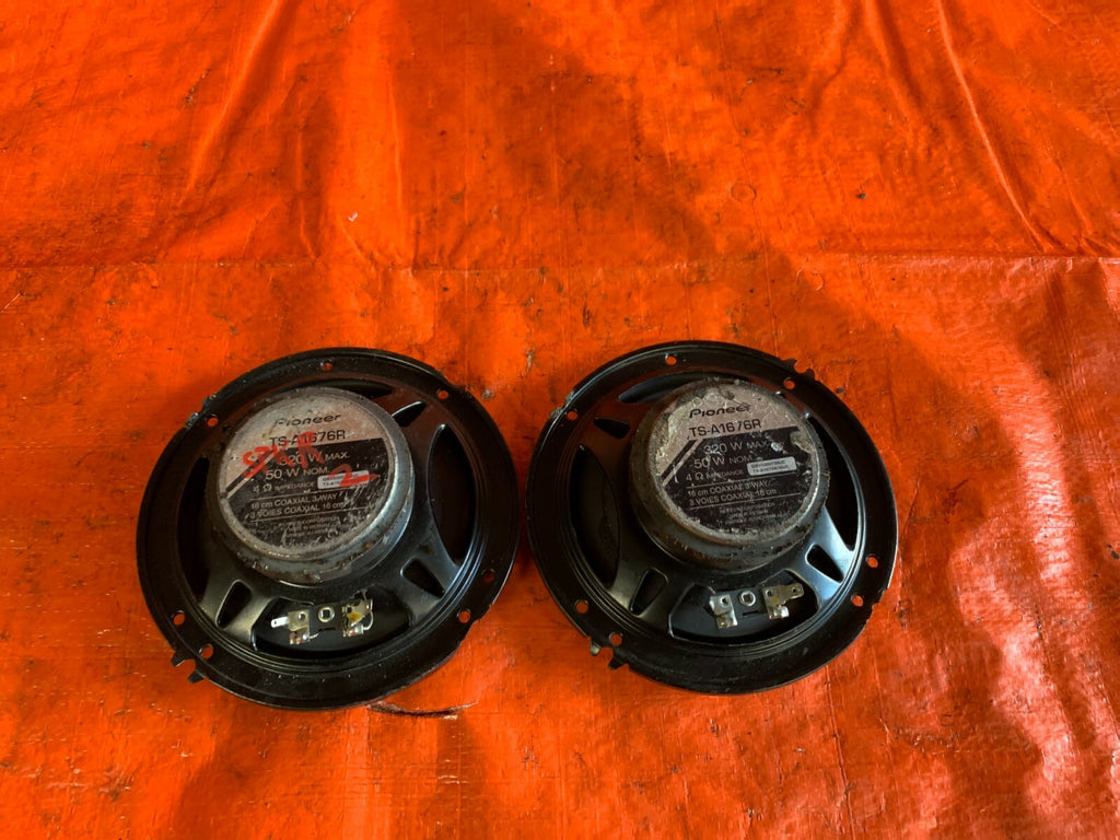 PIONEER TS A1676R 6.5" 3220W 3 WAY TWEETERS CAR STEREO AMPLIFIED PAIR SPEAKERS .3