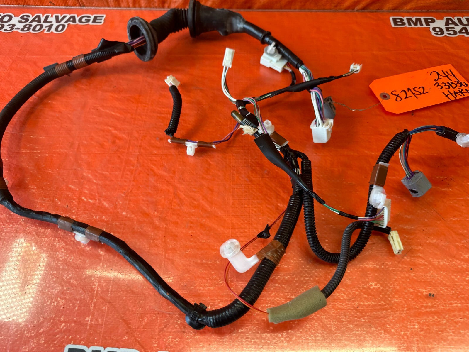 2009 09 LEXUS ES350   DRIVER LEFT FRONT DOOR WIRING HARNESS WIRE LOOM   OEM #2447
