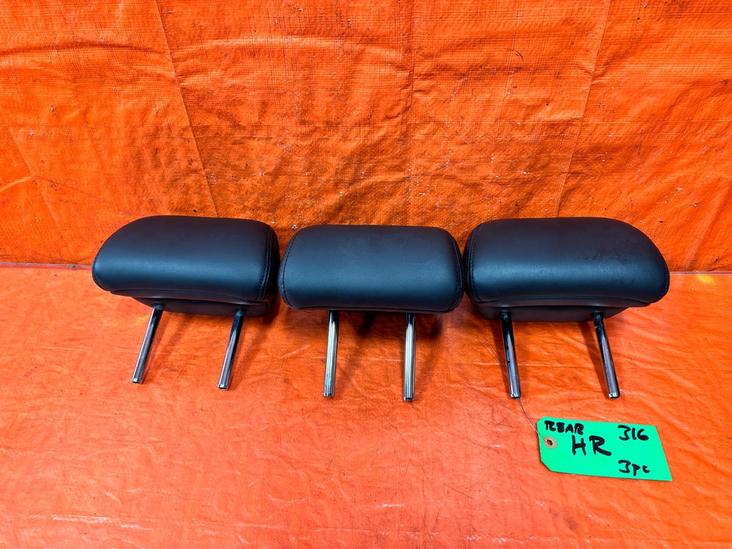 14 23 INFINITI Q50   REAR SEAT HEAD REST SET LEFT  CENTER RIGHT   OEM 3160