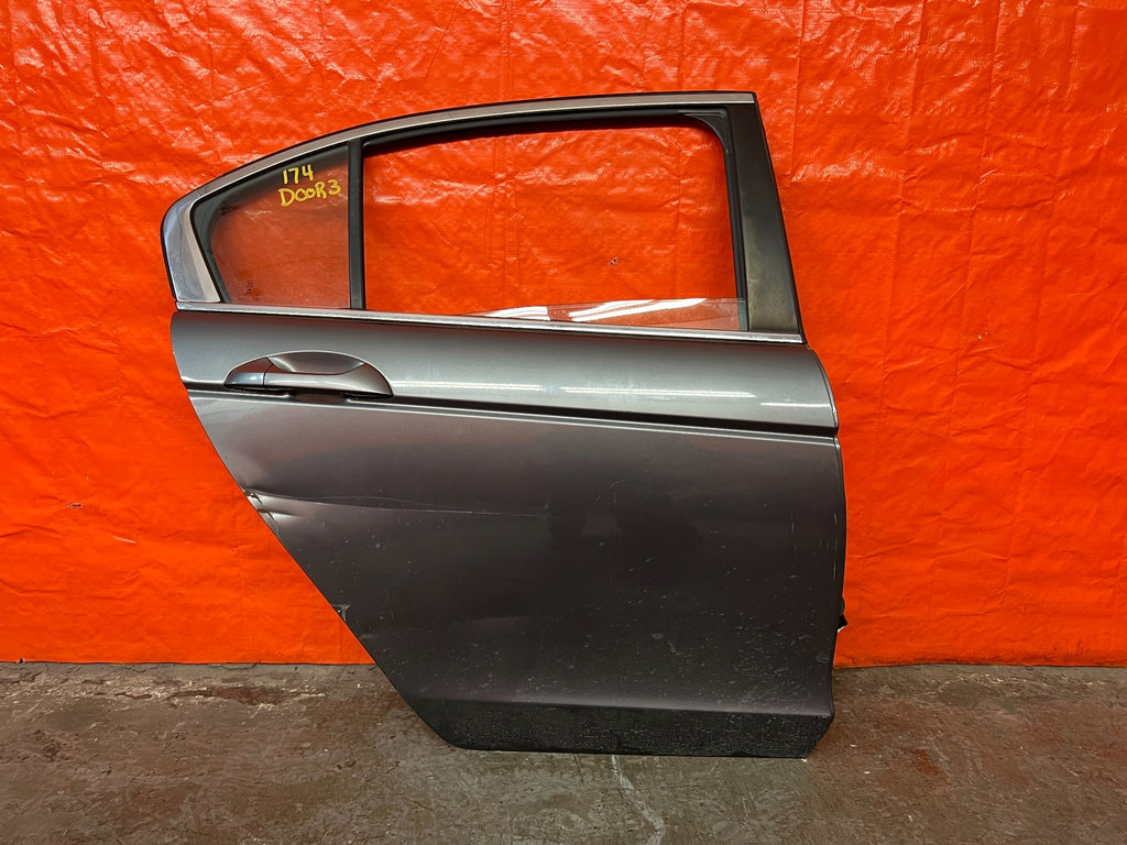 08 12 HONDA ACCORD SEDAN   PASSENGER RIGHT REAR DOOR   100% COMPLETE   OEM #1746