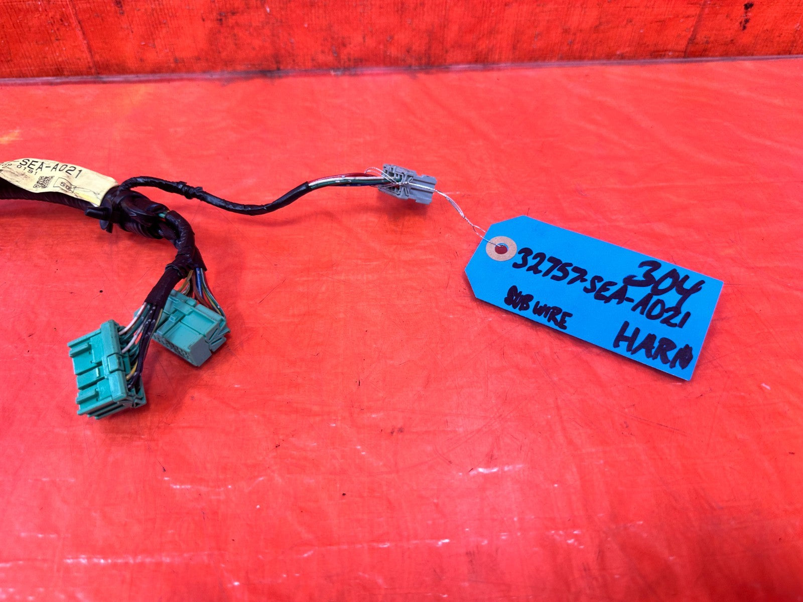 04 05 ACURA TSX   DOOR SUB WIRE HARNESS   32757 SEA A02   OEM #3041