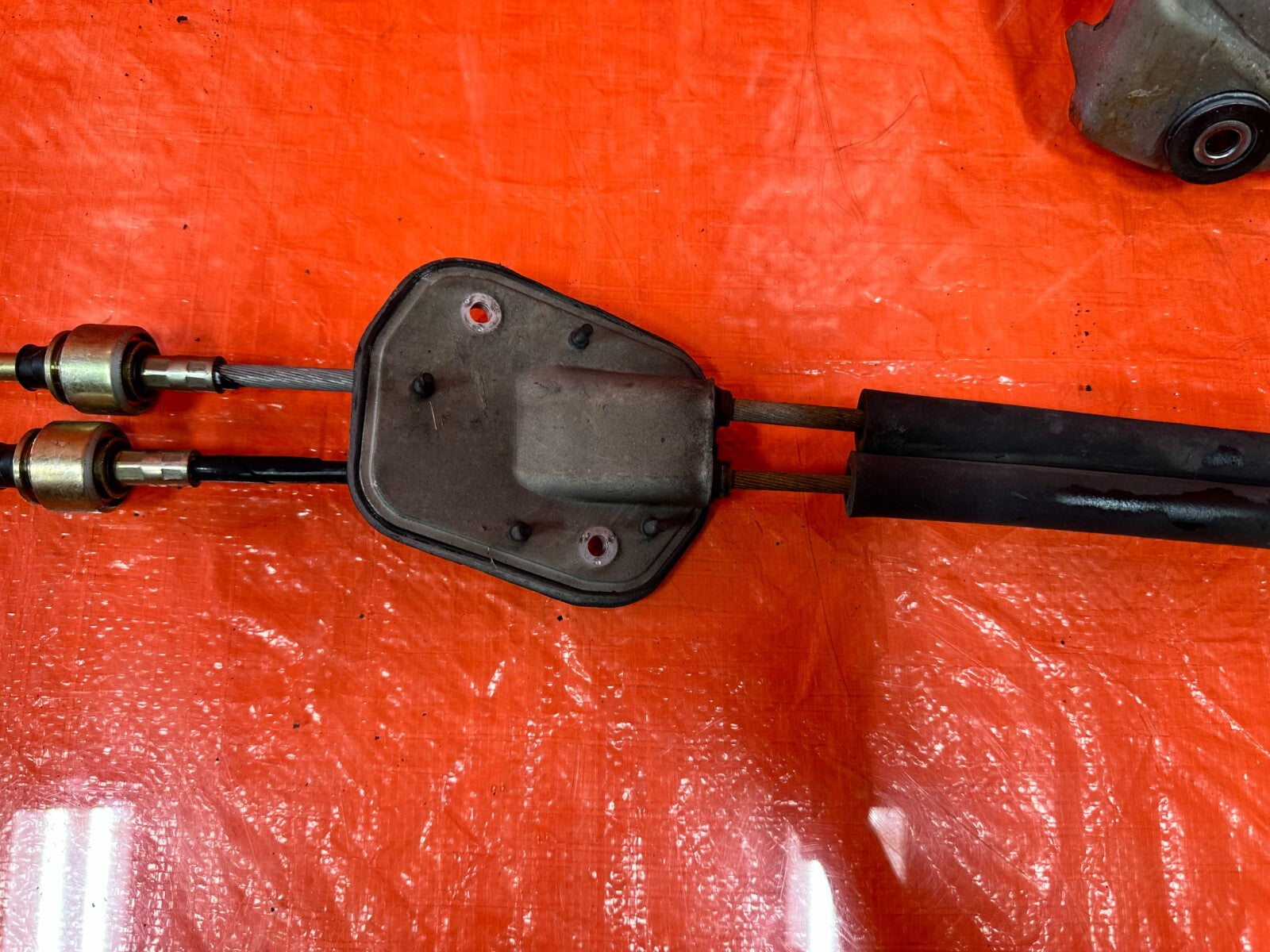 92 96 HONDA PRELUDE   MANUAL STICK SHIFT SHIFTER CABLE SET CABLES WIRES OEM #27320