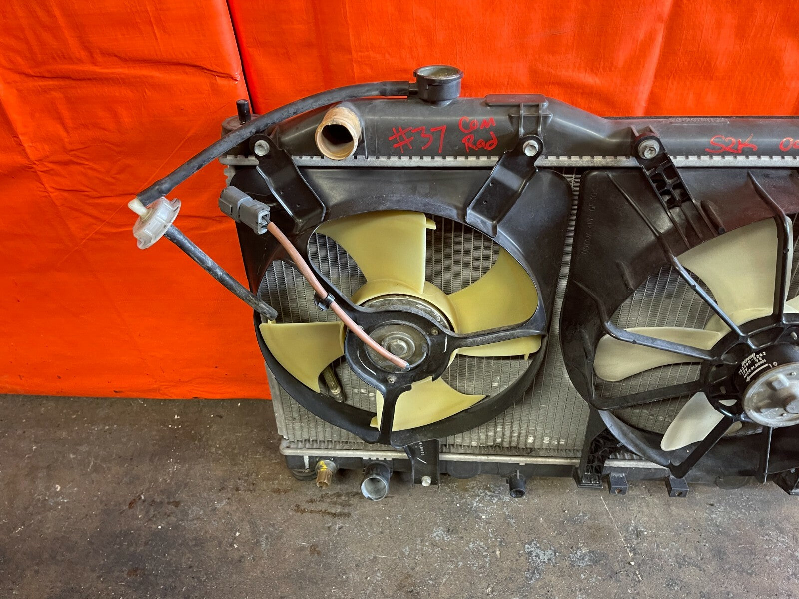 00 05 HONDA S2000   RADIATOR W/ COOLING AND CONDENSER FAN SET   100%   OEM OE3