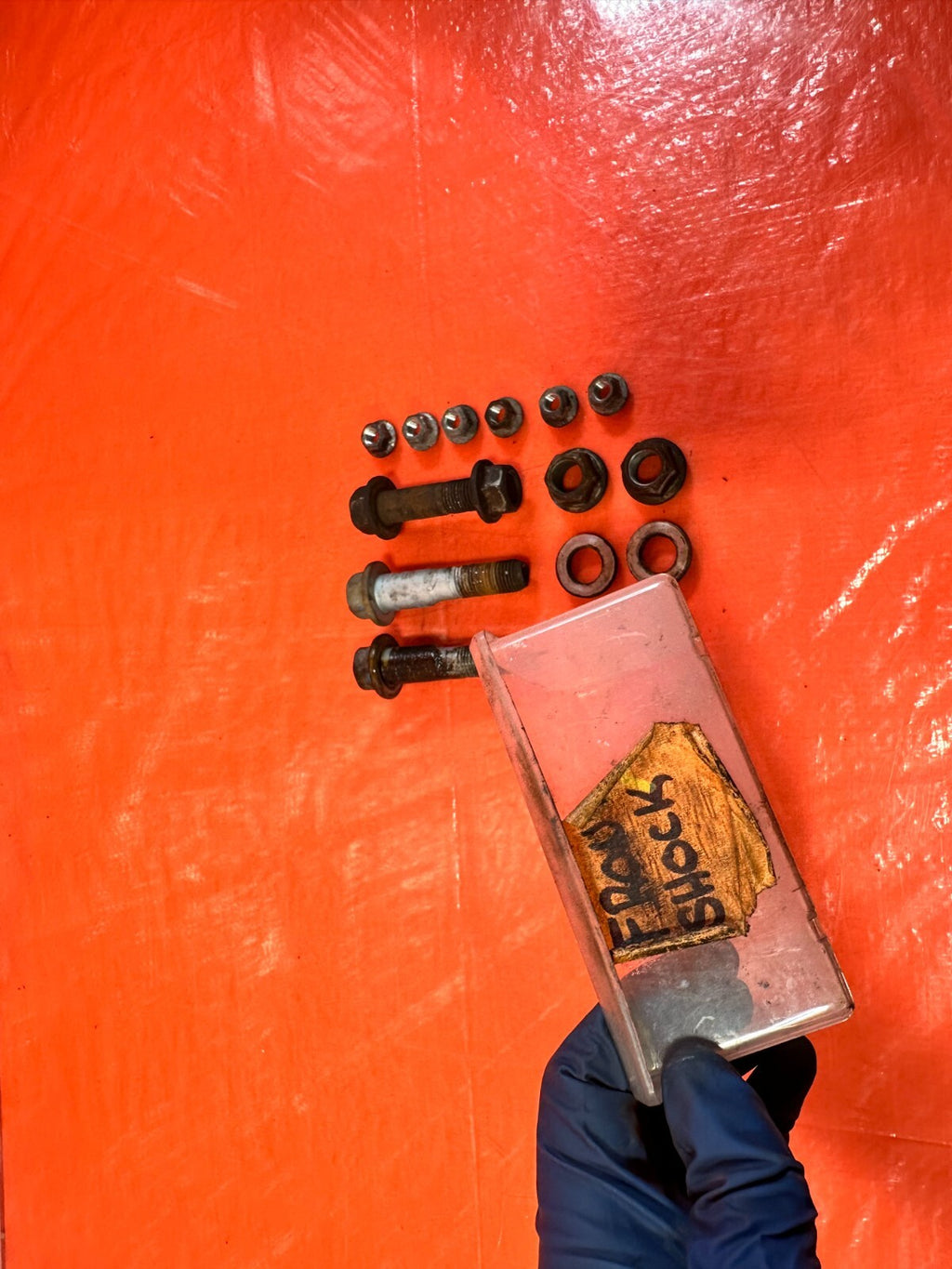 08 15 SUBARU IMPREZA WRX & STI   FRONT SHOCK BOLTS   OEM FACTORY #2834