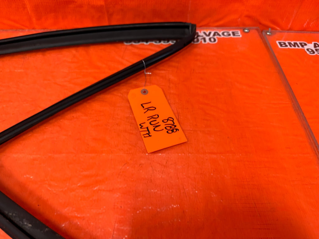 14 17 INFINITI Q50   DRIVER LEFT REAR WINDOW GLASS RUN CHANNEL OEM FACTORY 87882