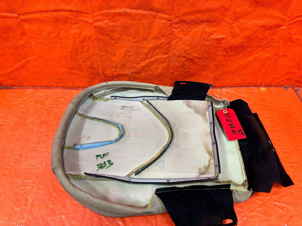 09 11 MAZDA RX8 RX 8 PASSENGER RIGHT FRONT LOWER SEAT SKIN WRAP TAN   OEM 3031