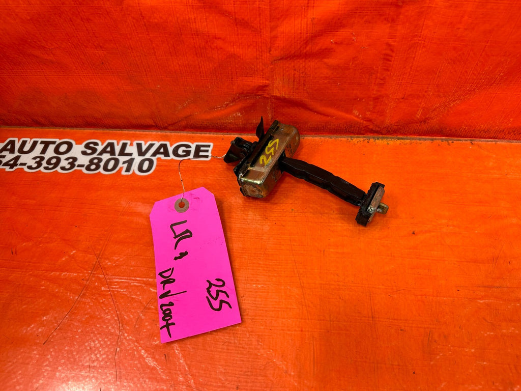 04 08 ACURA TSX   DRIVER LEFT REAR DOOR CHECKER HINGE ARM STOPPER   OEM #2550
