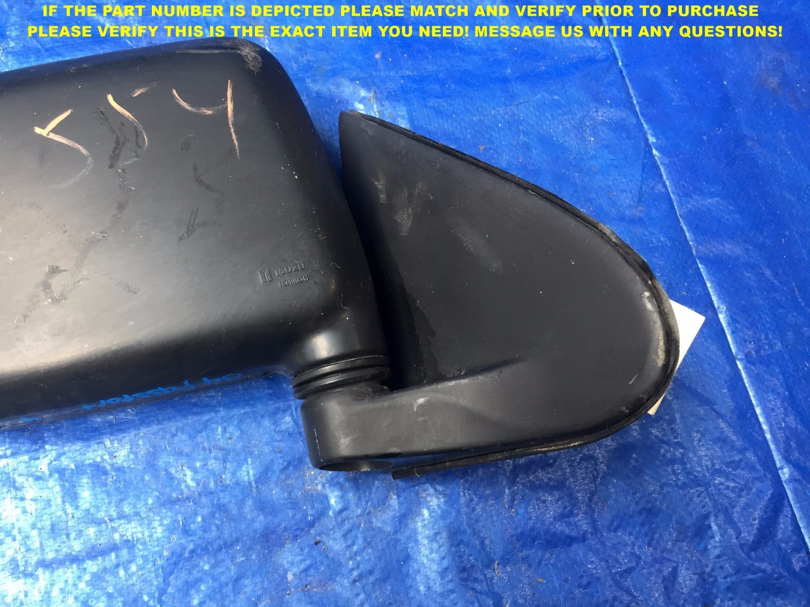 OEM 1994 1995 1996 1997 HONDA PASSPORT PASSENGER RIGHT SIDE VIEW MIRROR 42