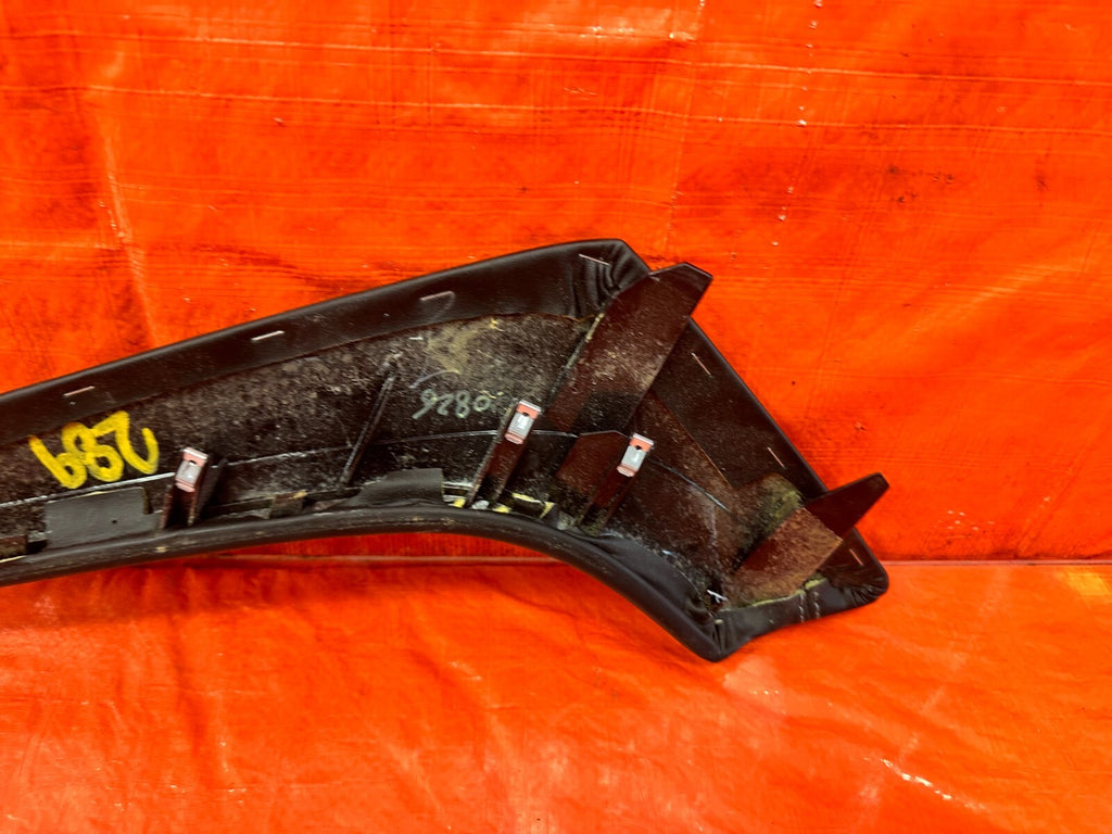 17 20 INFINITI Q60   PASSENGER RIGHT BLACK LEATHER SHIFTER CONSOLE TRIM OEM 2899