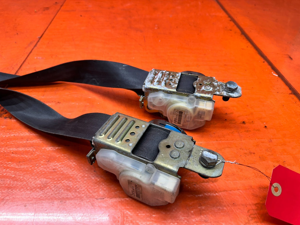 92 95 HONDA CIVIC EX 2D   FRONT SEAT BELTS LEFT RIGHT RETRACTORS   OEM #3336