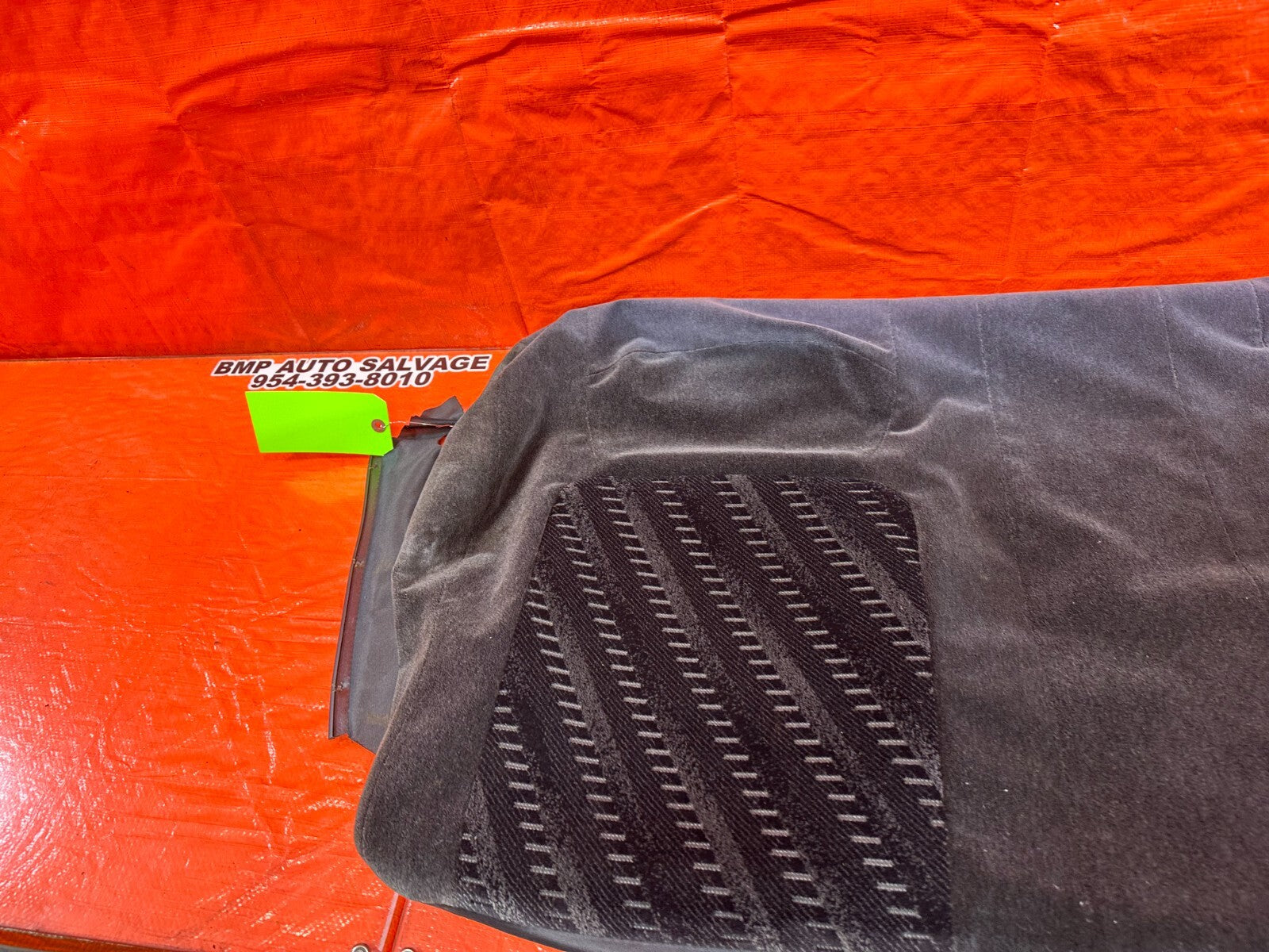 97 01 HONDA PRELUDE   REAR UPPER SEAT SKIN COVER FABRIC   OEM FACTORY #2597