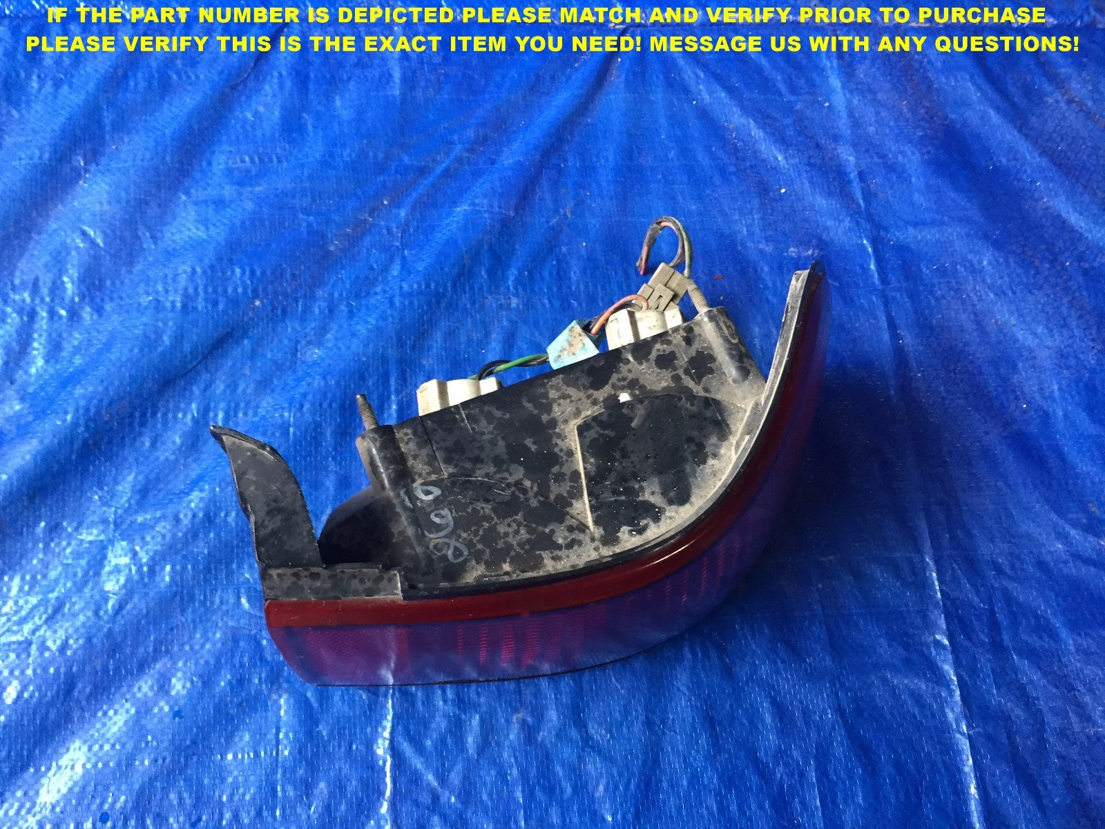 OEM 1994 1995 1996 FORD ESCORT PASSENGER RIGHT TAIL LIGHT 94 95 96 R RH3
