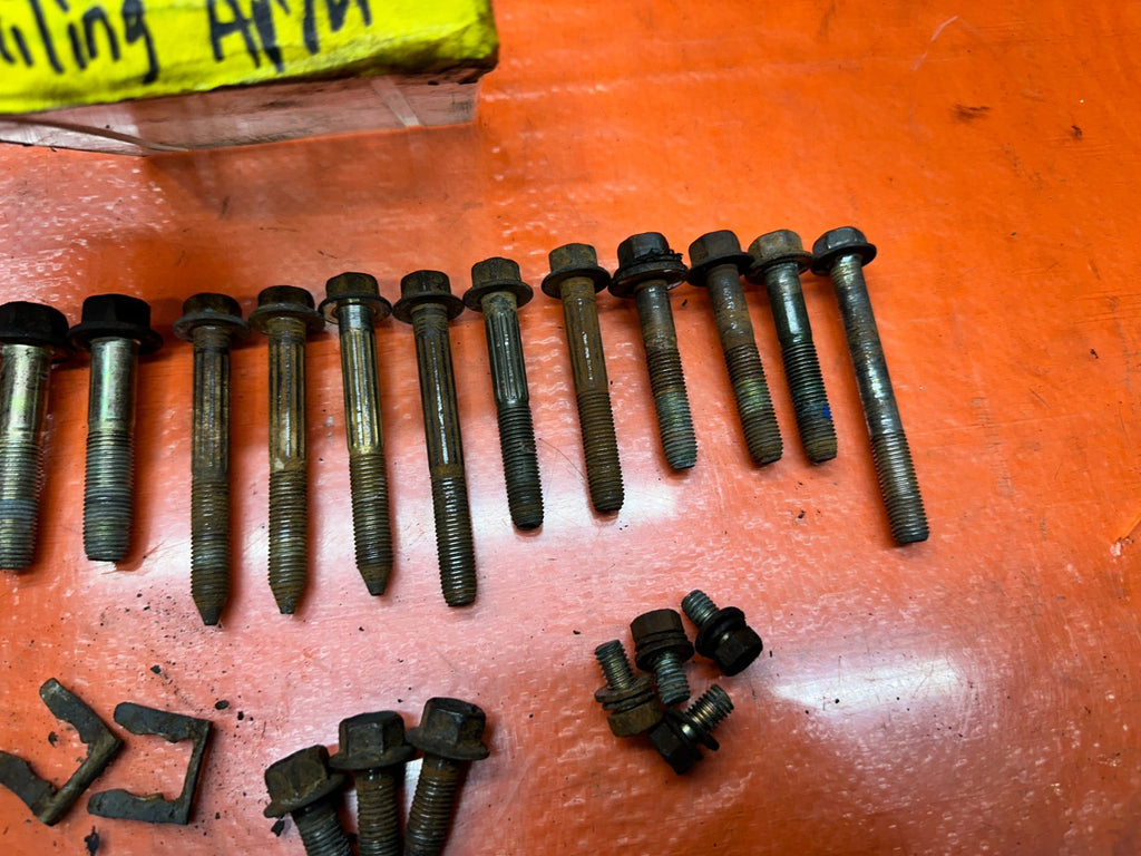 94-01 ACURA INTEGRA REAR TRAILING ARM MOUNTING BOLTS HARDWARE SET OEM #3406