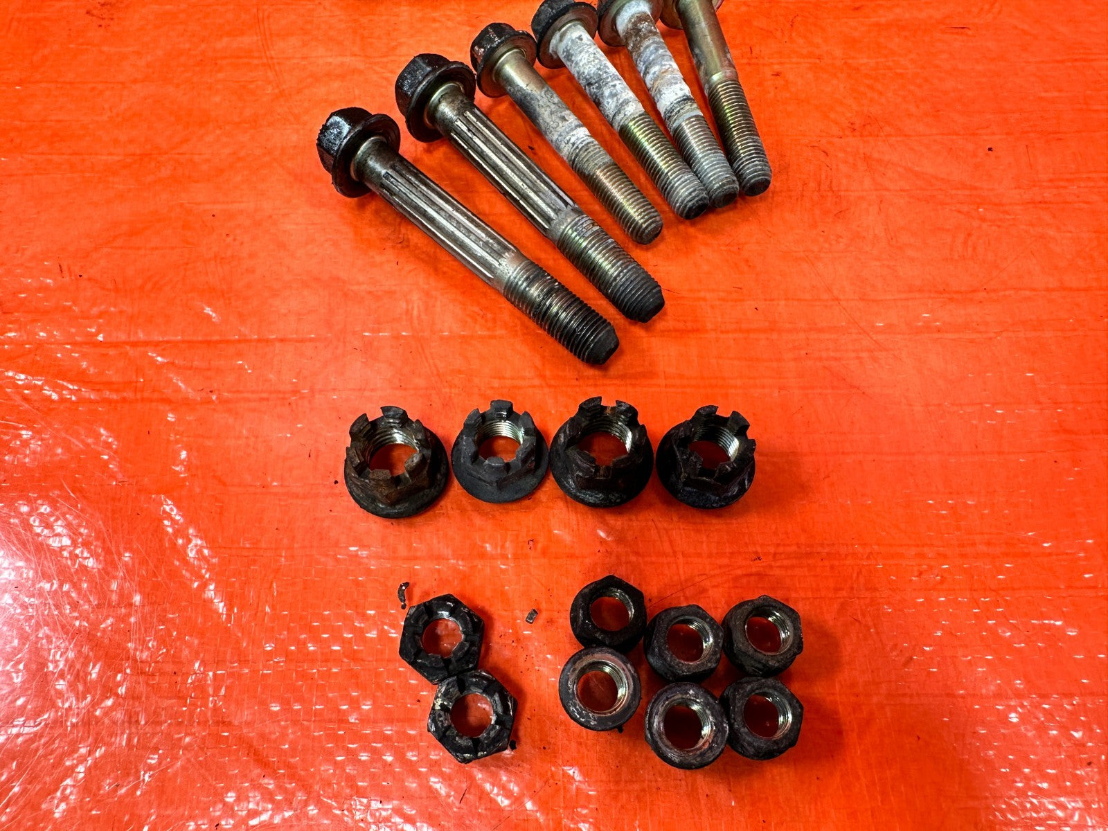 97 01 HONDA PRELUDE   FRONT LOWER CONTROL ARM BOLTS HARDWARE   OEM #3222