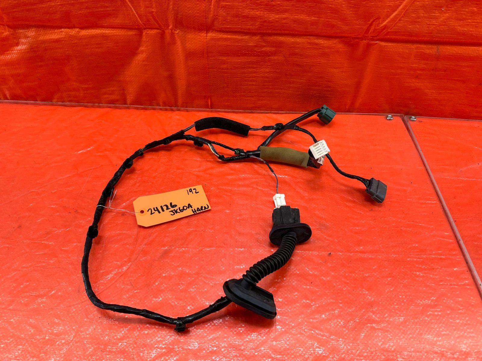2008 INFINITI G35 X SEDAN PASSENGER RIGHT REAR DOOR WIRING HARNESS WIRE LOOM 1920