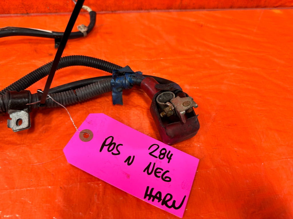 96 00 HONDA CIVIC NEGATIVE & POSITIVE TERMINAL CHARGE STARTER HARNESS   OEM #2841