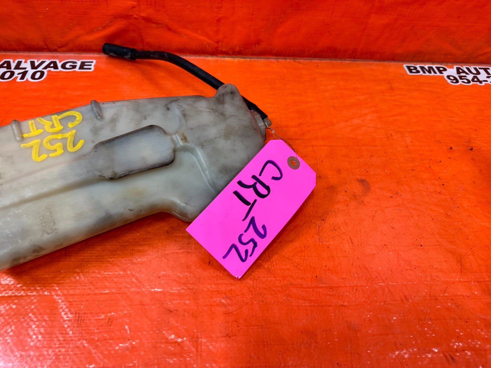 92 01 HONDA PRELUDE   COOLANT OVERFLOW RESERVOIR RESERVE TANK BOTTLE   OEM #2524