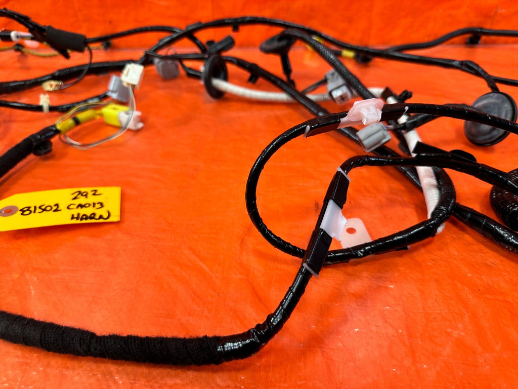 17 20 SUBARU BRZ   RIGHT REAR WIRE HARNESS   81502 CA013   OEM #2928
