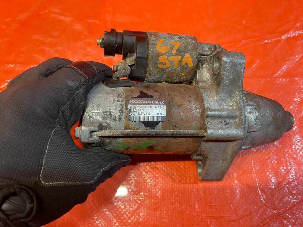 98 01 HONDA CR V   STARTER MOTOR   STICK SHIFT / MANUAL TRANSMISSION ONLY OEM OE5