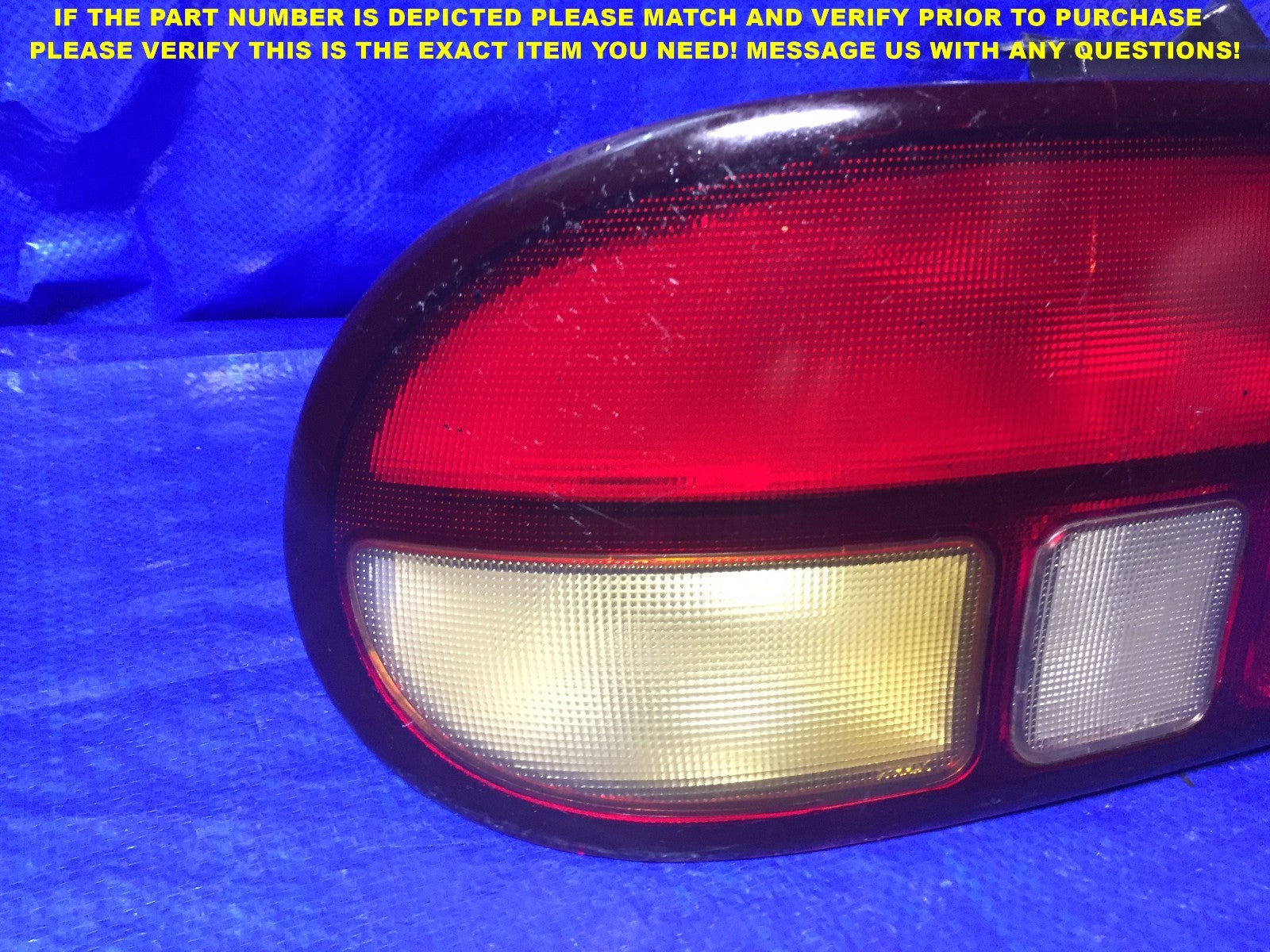 OEM 1994 1995 1996 FORD ASPIRE DRIVER LEFT TAIL LIGHT 94 95 96 L LH1